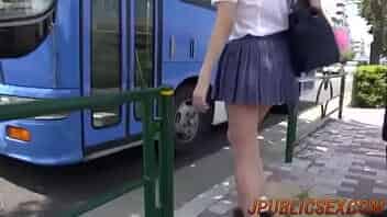 Upskirt sex group show with nasty┬аYuna Satsuki video